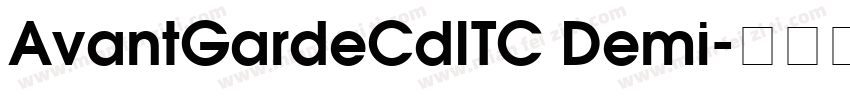 AvantGardeCdITC Demi字体转换